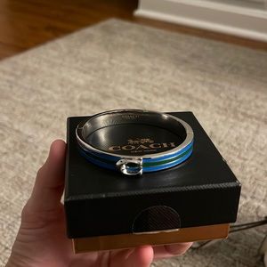 Coach bracelet green and blue